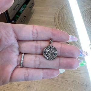 Beautiful black diamond pendant